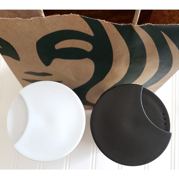 STARBUCKS 2020 Holiday Sparkling Snow bubbles silver gold hot tumblers 16 oz NEW - Picture 3 of 4